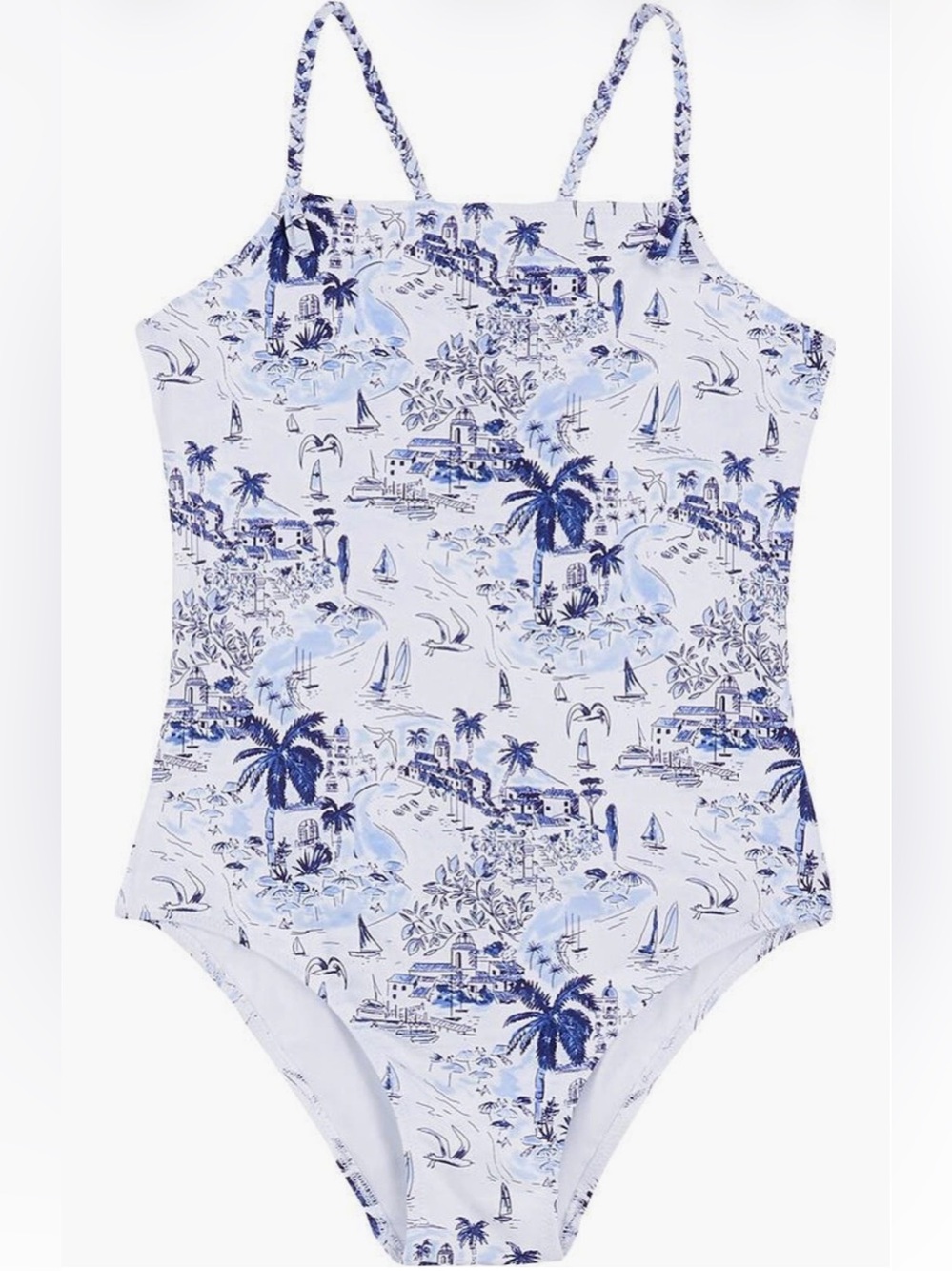 🔥 $145 Vilebrequin Girl's Riviera 1 Piece Swimsuit Sz 10 🔥